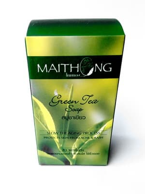 Green Tea Soap Maithong soap Thai brand